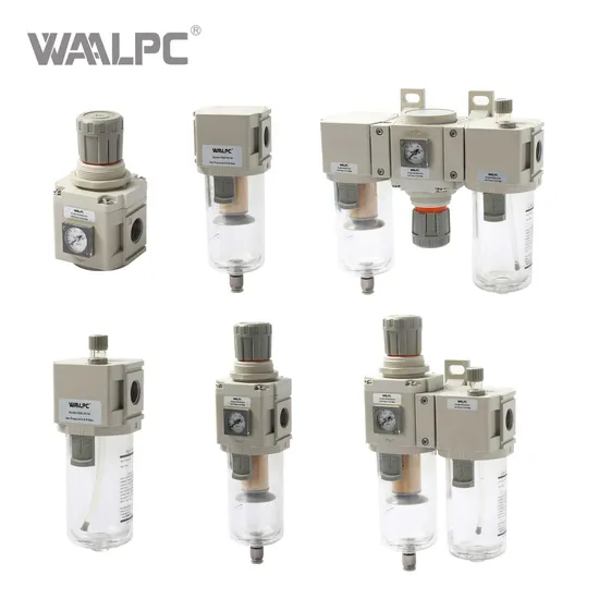Waalpc Hdac20-02 1/4'' 3 Combination Frl SMC Pneumatica Equivalent Air Filter Regulator Lubricator Modular Pneumatic Control Valve